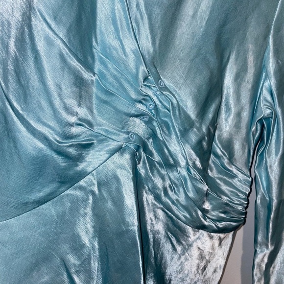 New! Aje. Moonglade Pierced Top in Spearmint Blue 🩵 size 10 NWT! - Picture 14 of 16